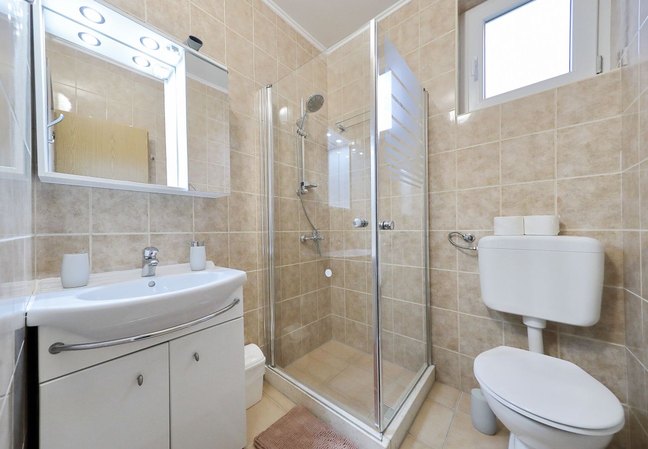 House in Vrsi - Eda, Ferienhaus mit Pool, Terrasse & Grill