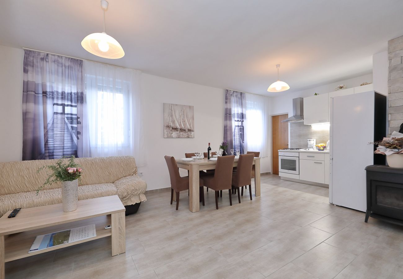 House in Vrsi - Eda, Ferienhaus mit Pool, Terrasse & Grill