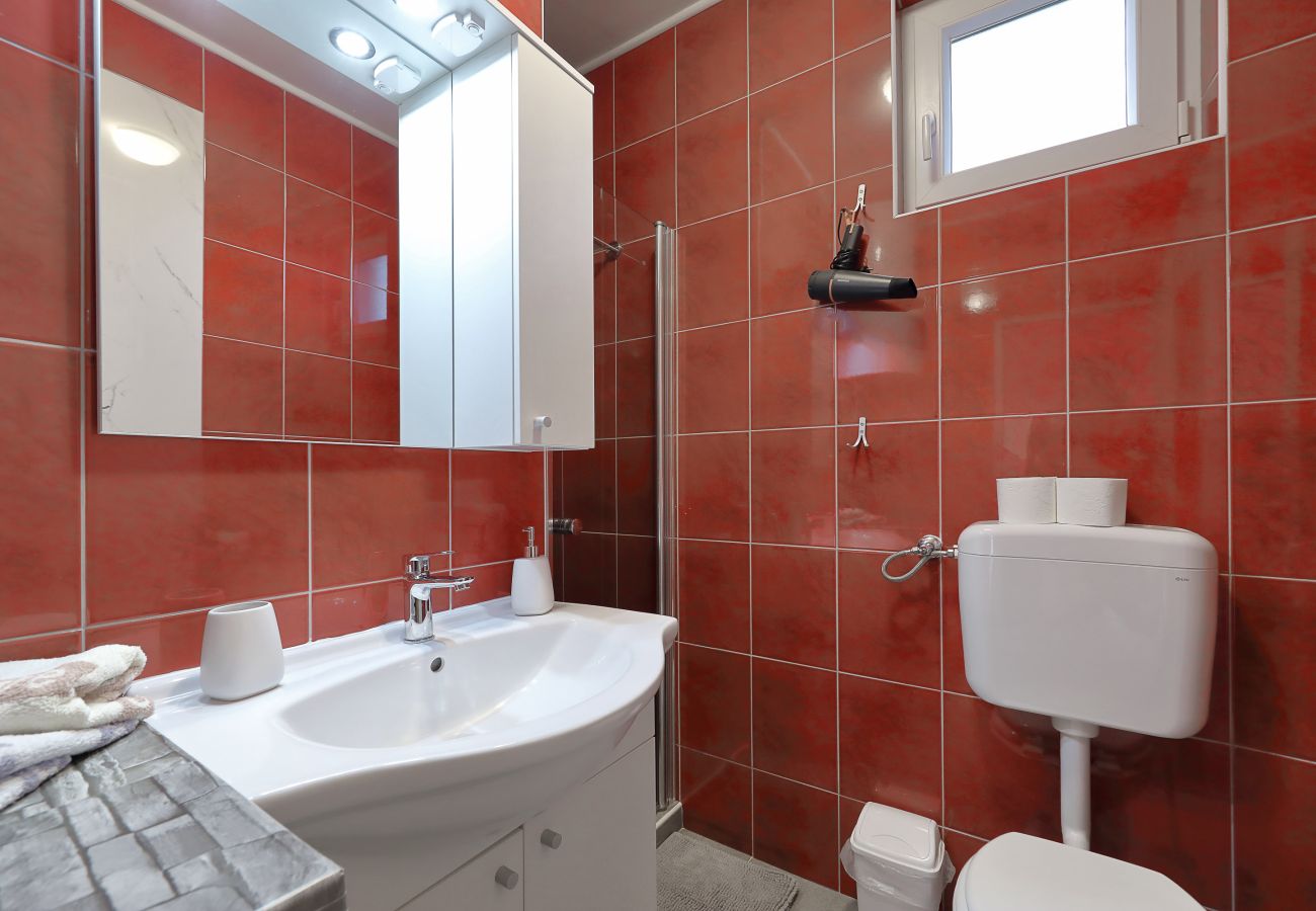 House in Vrsi - Eda, Ferienhaus mit Pool, Terrasse & Grill