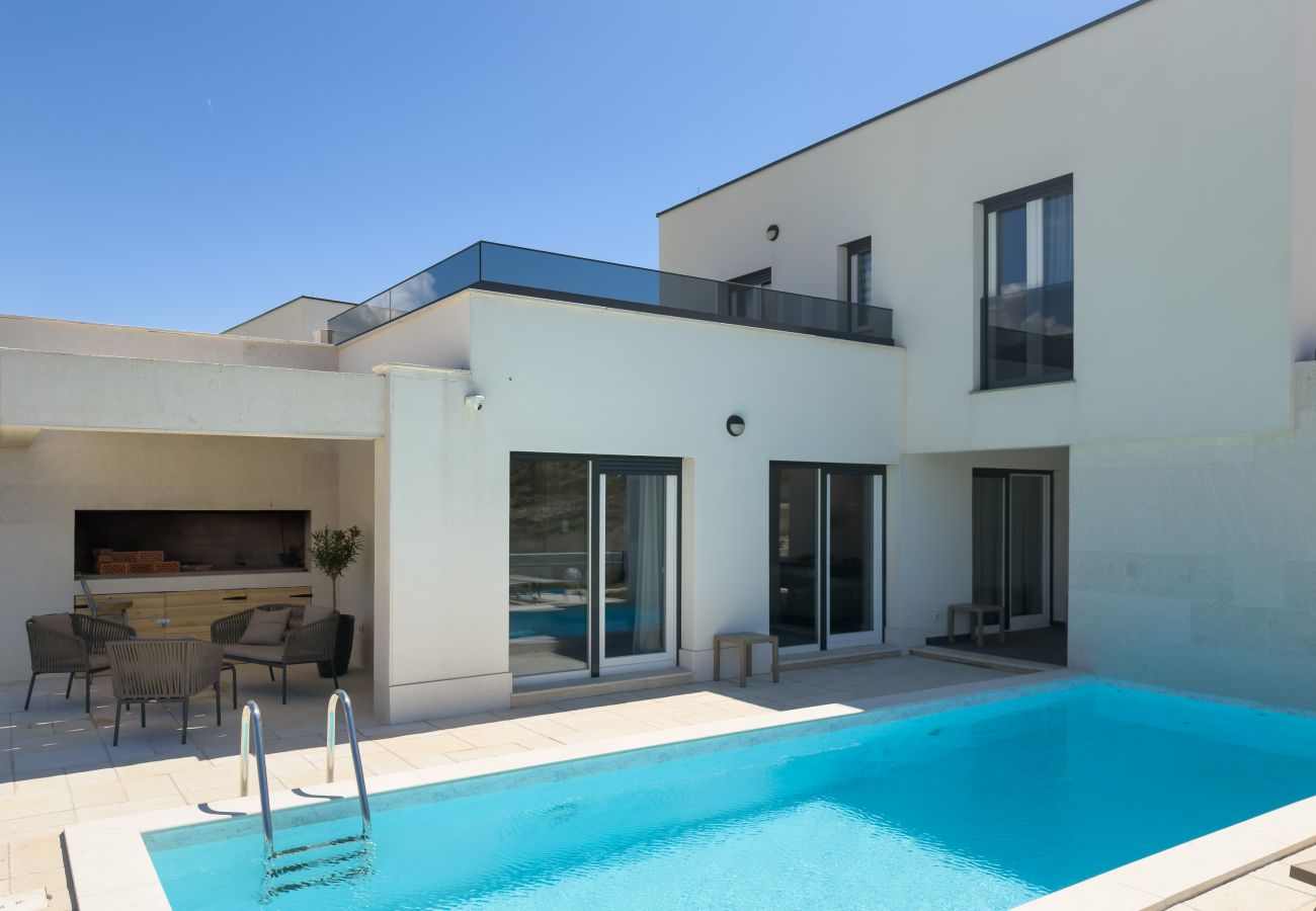 Villa in Rovanjska -   Villa Wave of Love with Sea View and Pool