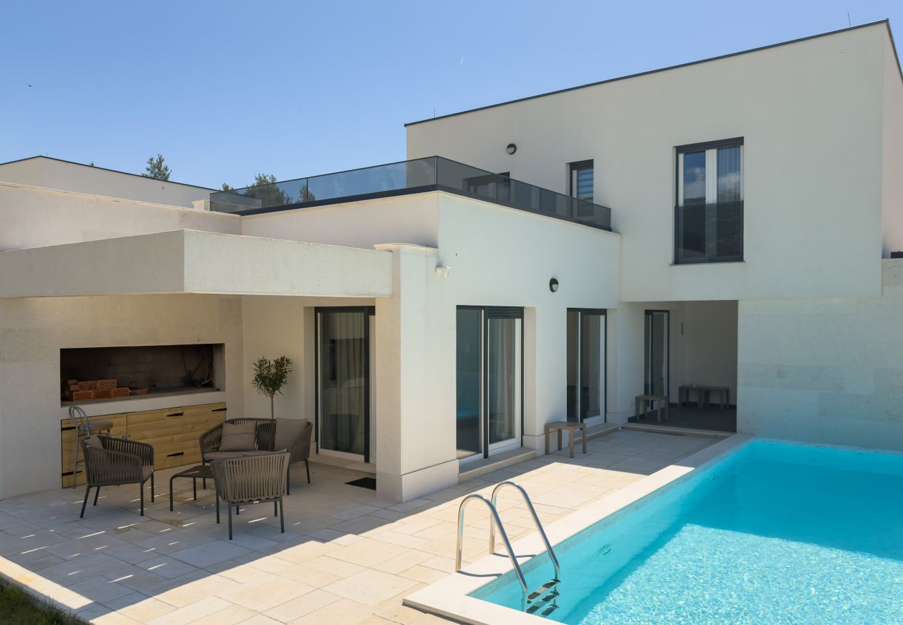 Villa in Rovanjska -   Villa Wave of Love with Sea View and Pool