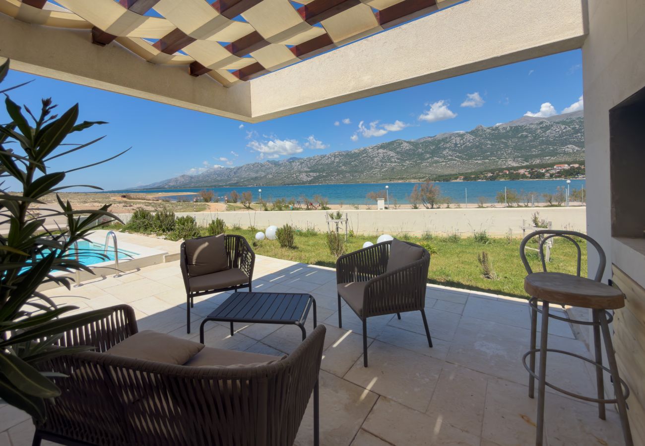 Villa in Rovanjska -   Villa Wave of Love with Sea View and Pool