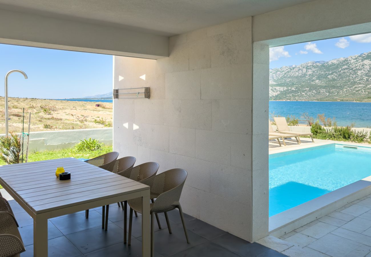 Villa in Rovanjska -   Villa Wave of Love with Sea View and Pool