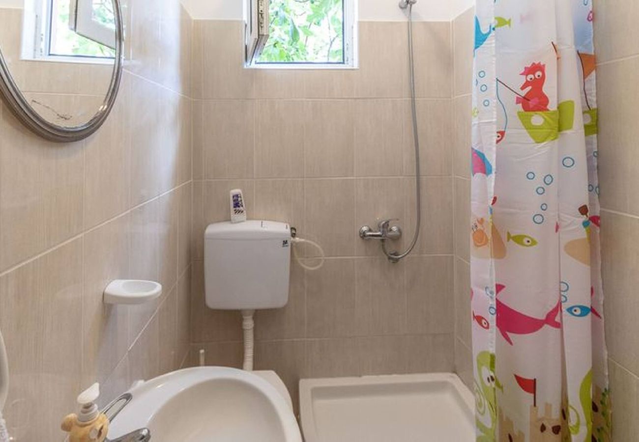 Apartment in Vrsi - Rubbi, No 3, Apartment mit Terrasse, strandnah