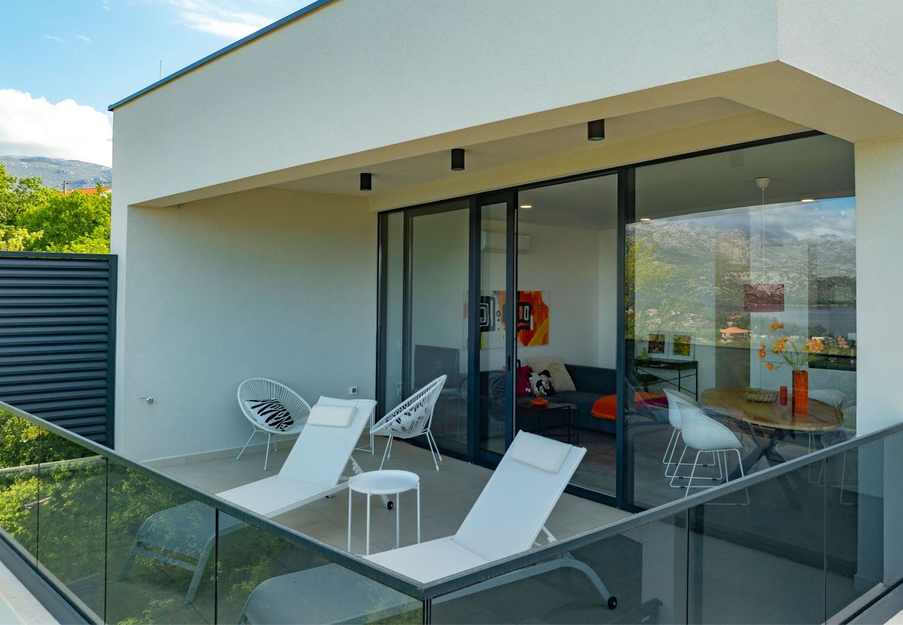 Apartment in Rovanjska - Ferienwohnung Meerblick Rovanjska