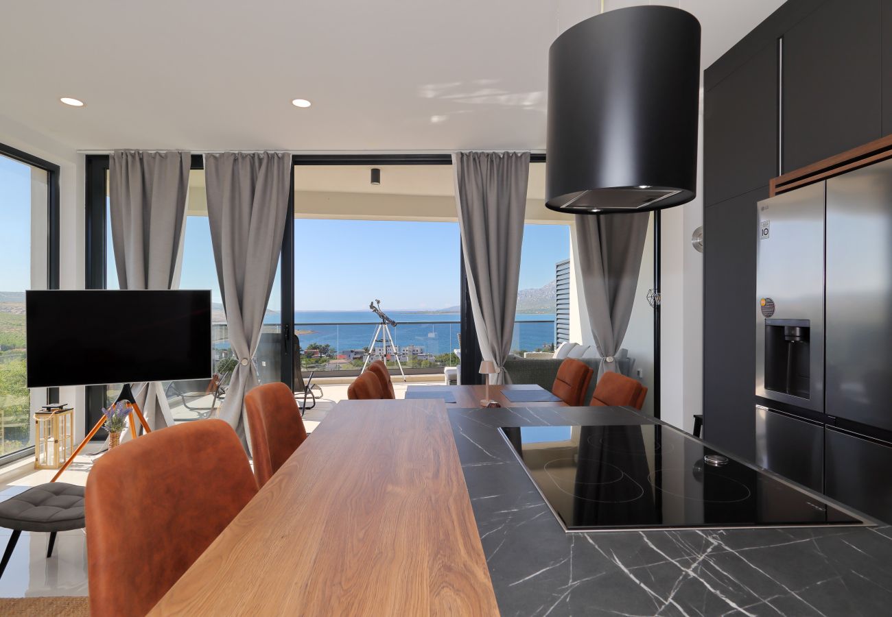 Apartment in Rovanjska - Bay view mit Pool & Meerblick