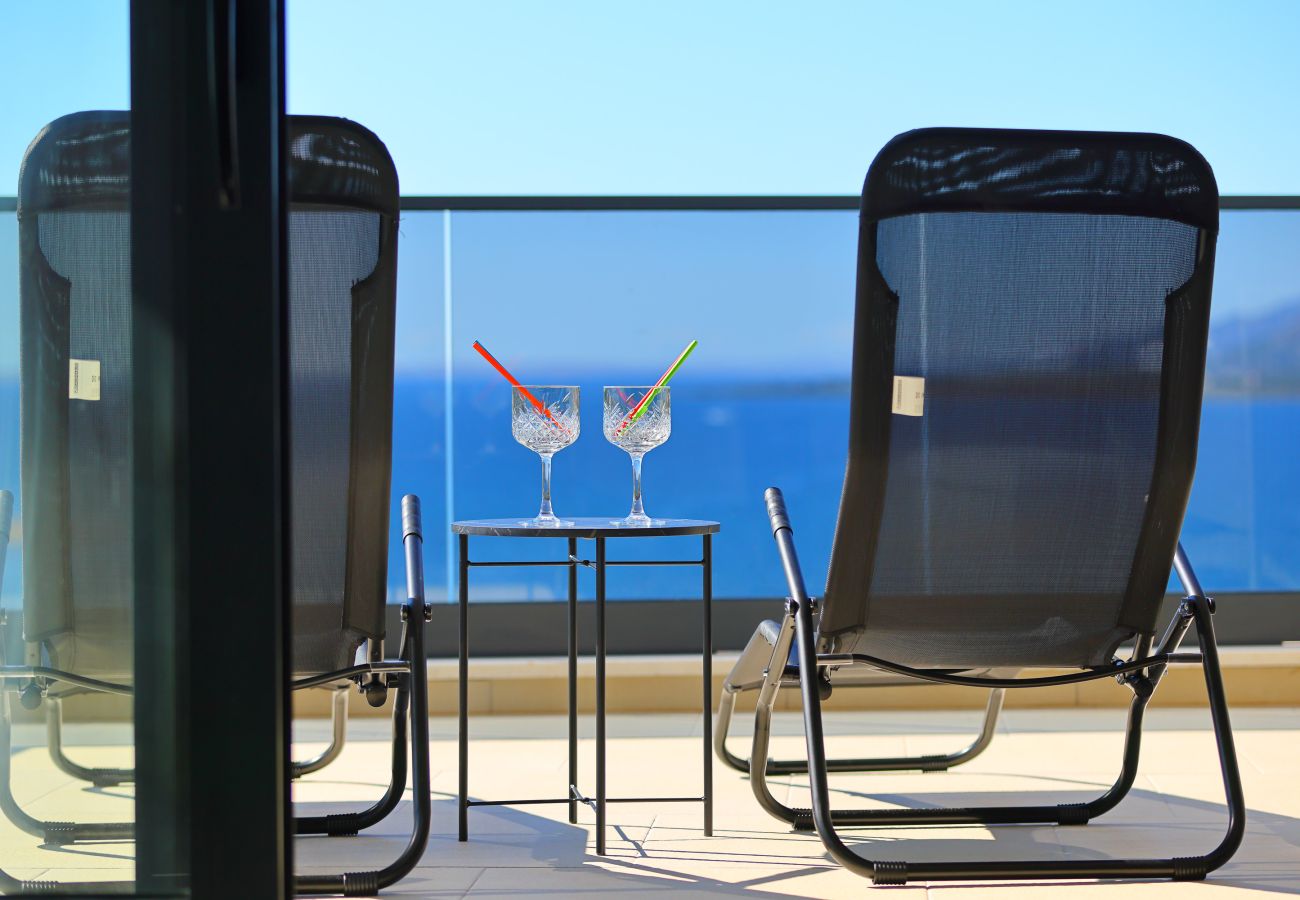 Apartment in Rovanjska - Bay view mit Pool & Meerblick