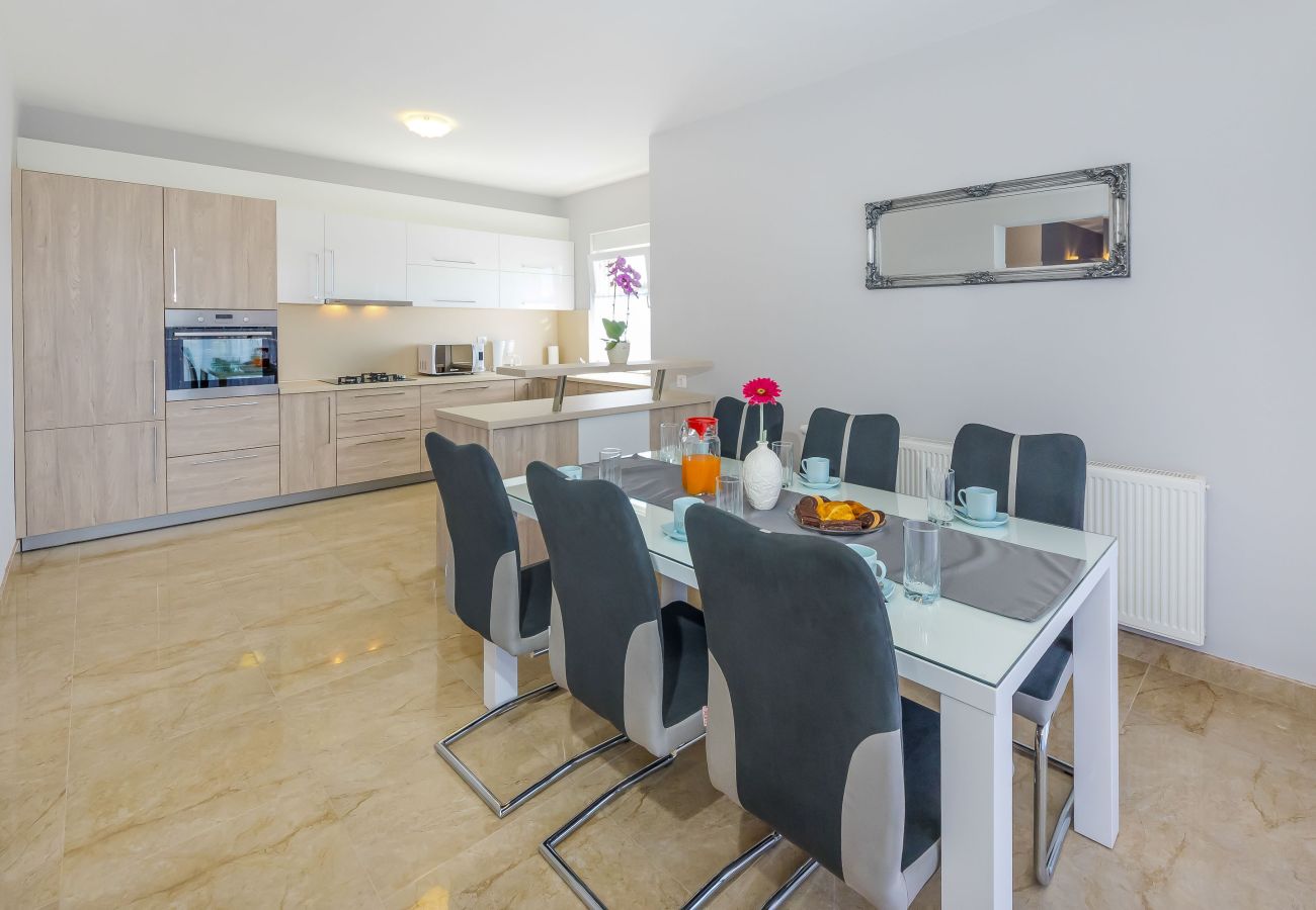 Ferienwohnung in Zadar - Ferienwohnung Goga 1 mit Gemeinschaftspool