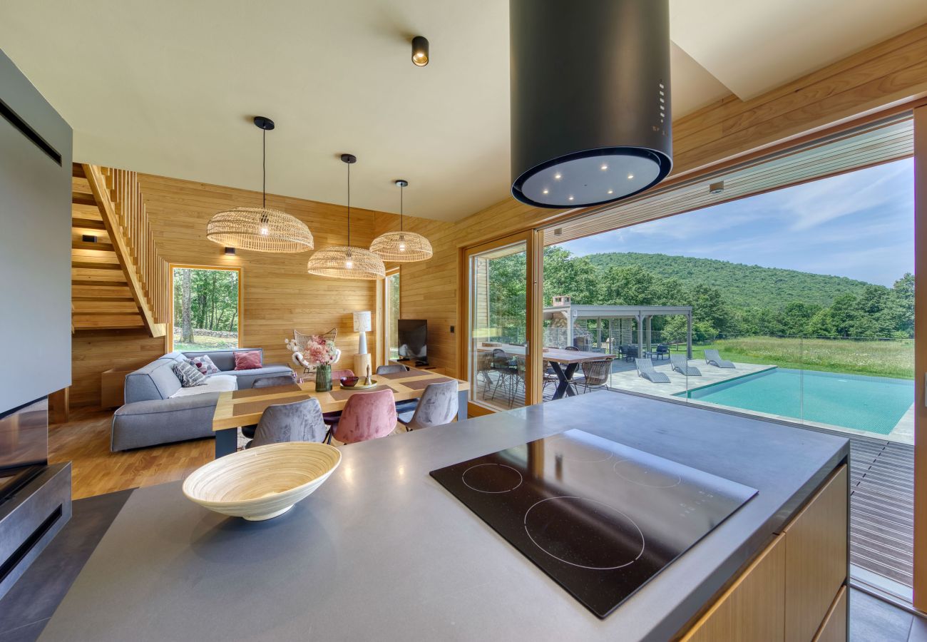 Villa in Lovinac - Villa Lovelos mit Infinity Pool in ruhiger Natur