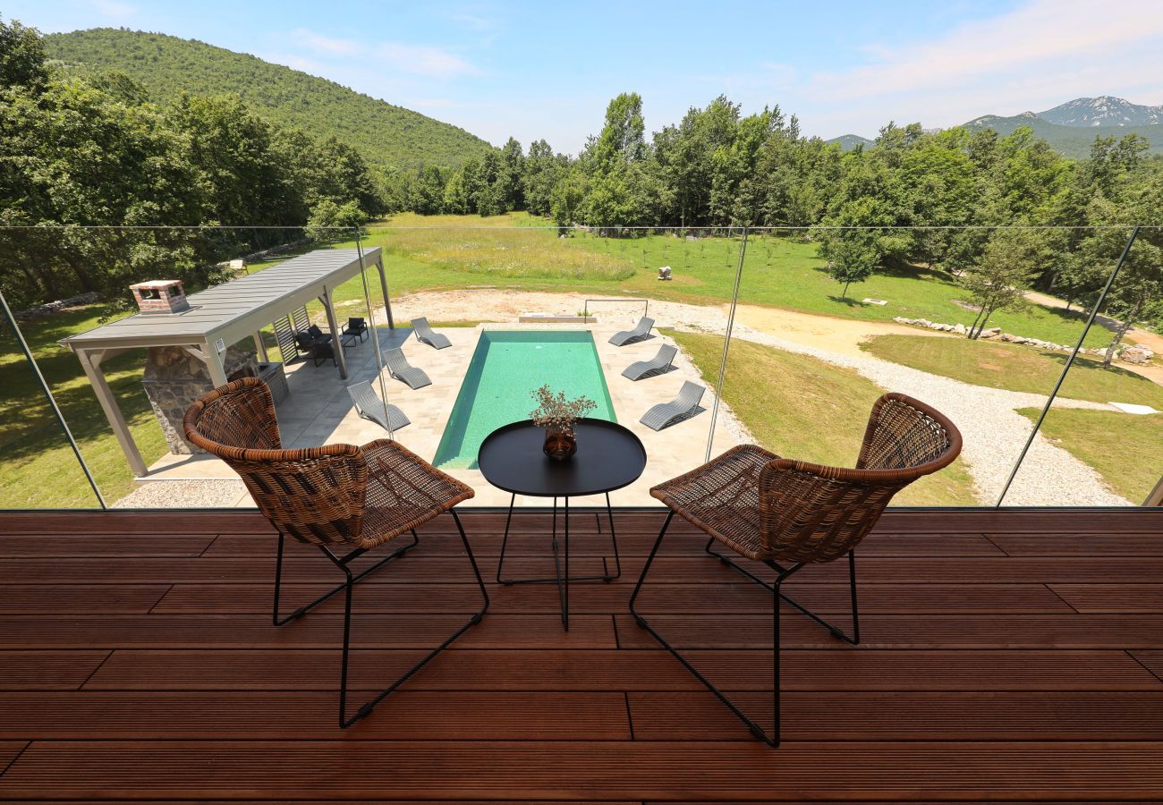 Villa in Lovinac - Villa Lovelos mit Infinity Pool in ruhiger Natur