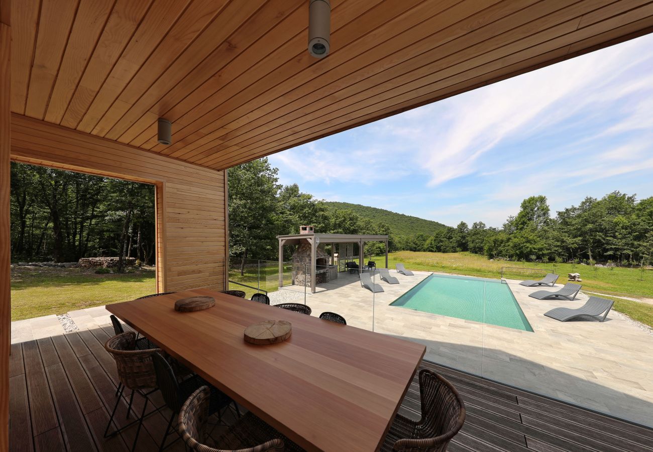 Villa in Lovinac - Villa Lovelos mit Infinity Pool in ruhiger Natur