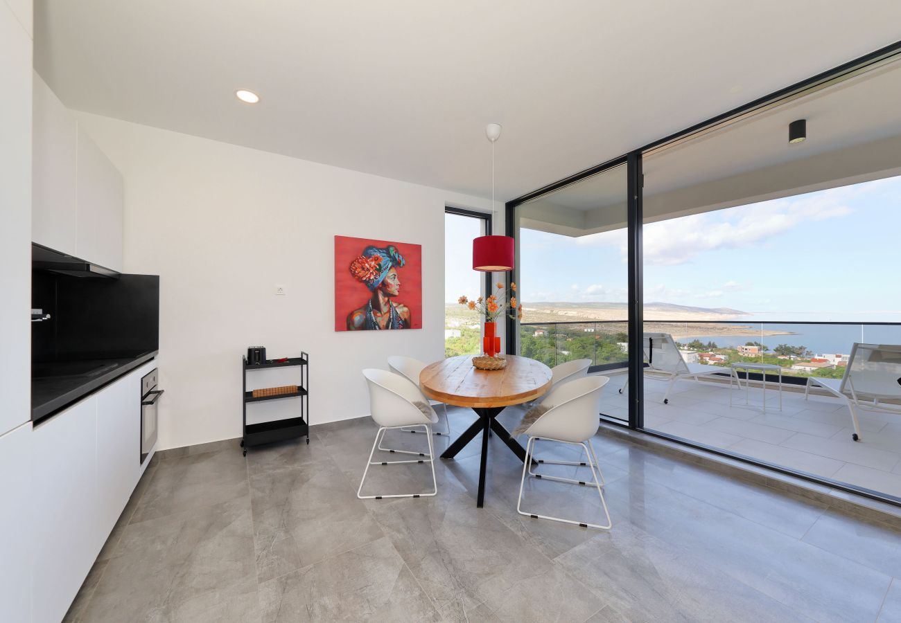 Ferienwohnung in Rovanjska - Ferienwohnung Meerblick Rovanjska