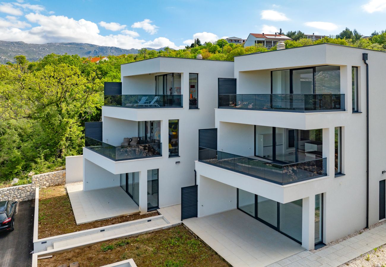 Ferienwohnung in Rovanjska - Ferienwohnung Meerblick Rovanjska