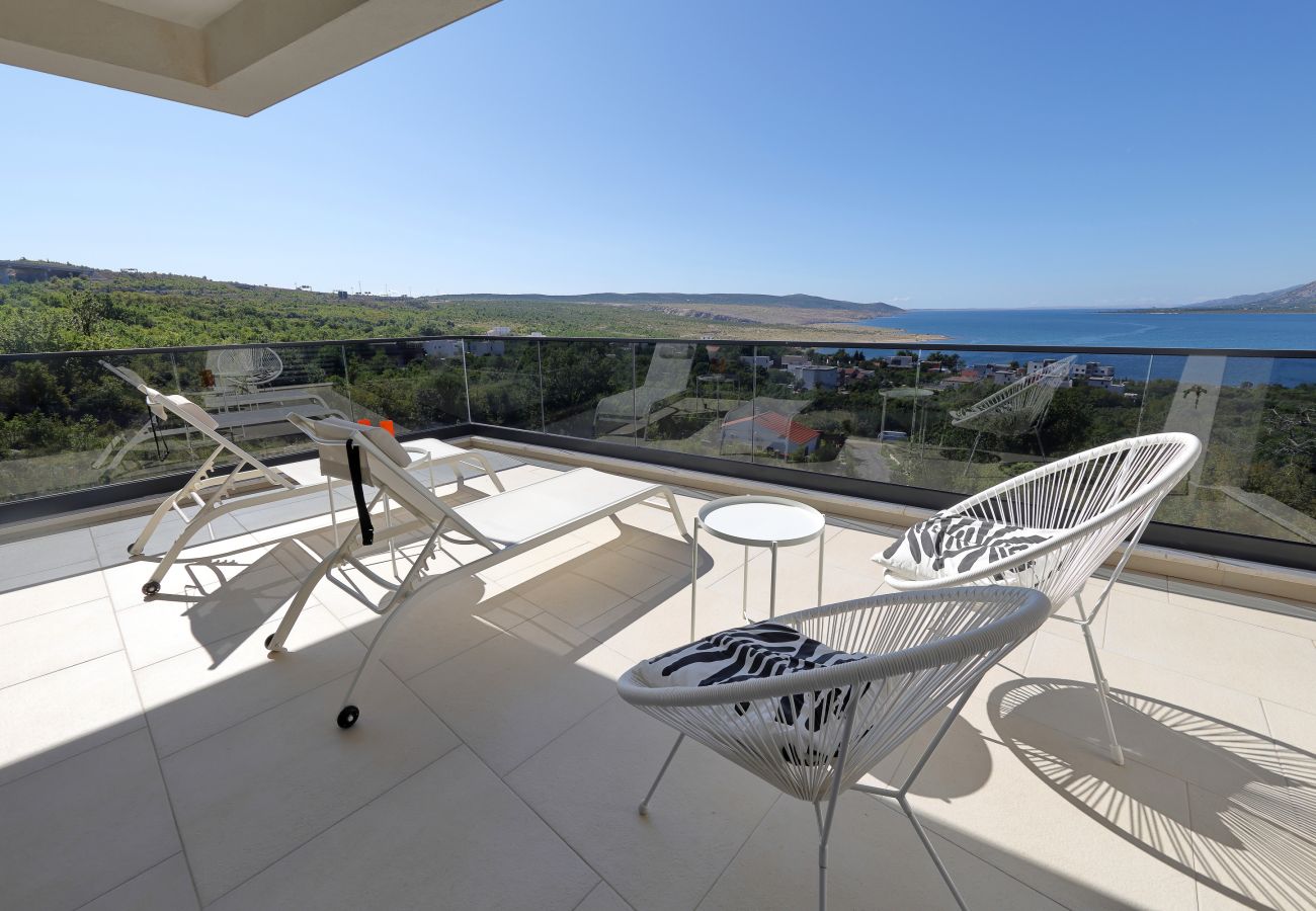 Ferienwohnung in Rovanjska - Ferienwohnung Meerblick Rovanjska