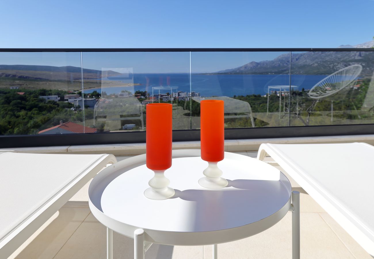 Ferienwohnung in Rovanjska - Ferienwohnung Meerblick Rovanjska