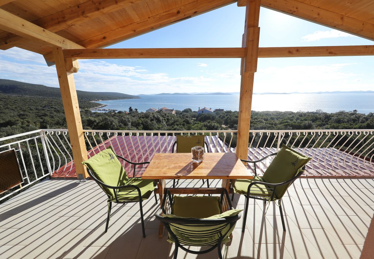 Ferienhaus in Dobropoljana - Robinsonade Pašman – Meerblick & Ruhe