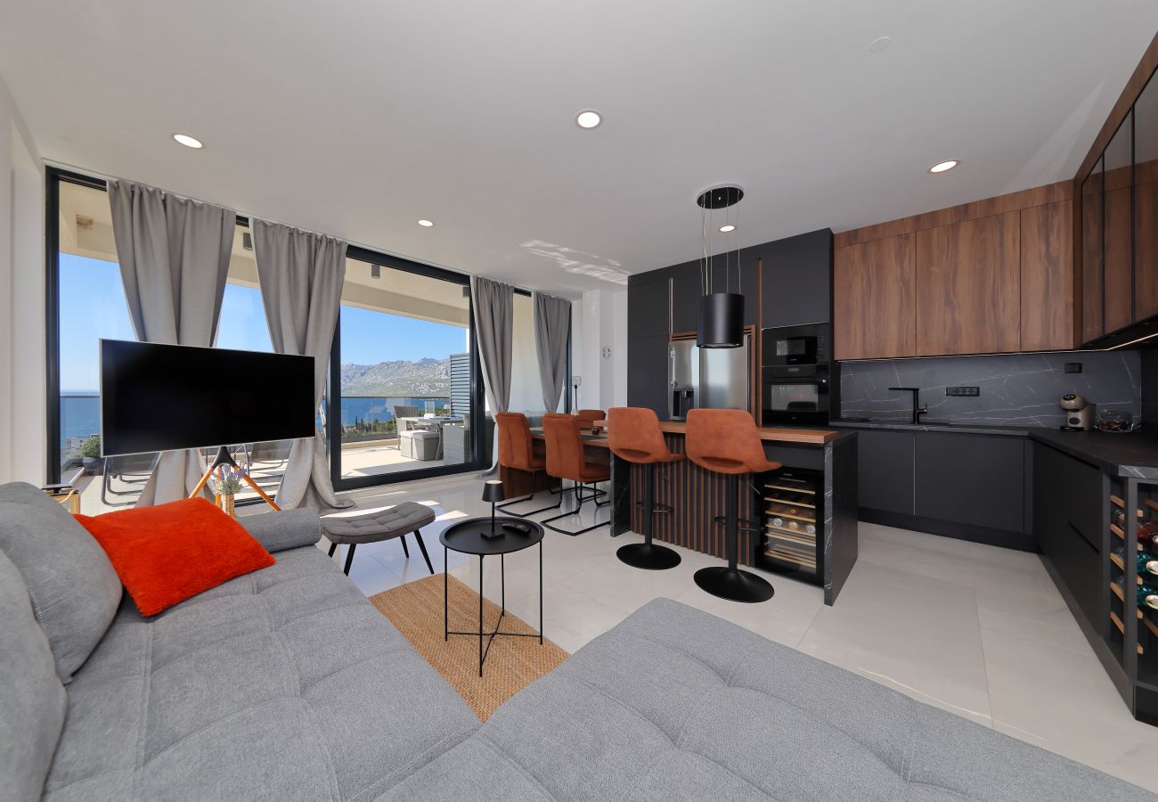 Ferienwohnung in Rovanjska - Bay view mit Pool & Meerblick