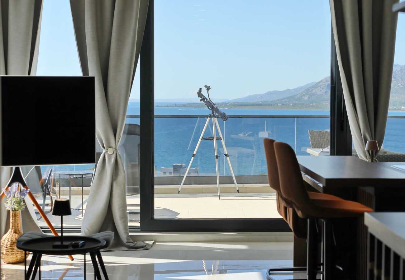 Ferienwohnung in Rovanjska - Bay view mit Pool & Meerblick