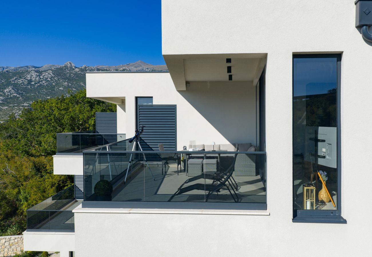 Ferienwohnung in Rovanjska - Bay view mit Pool & Meerblick